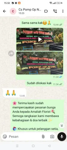 Testimonial Papan Bunga cibeunying