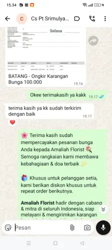Testimonial Papan Bunga cibeunying