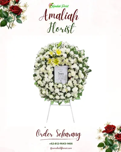 Krans Bunga Duka Cita cibeunying